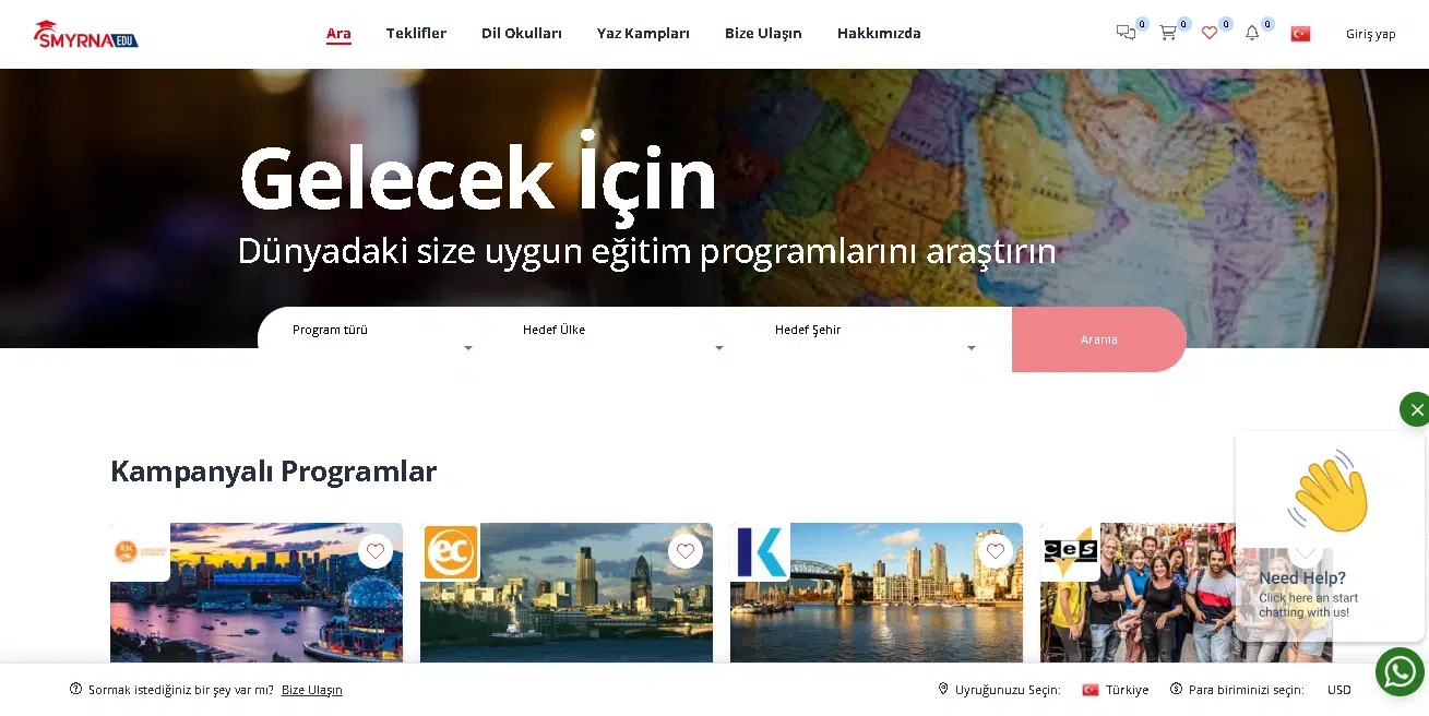 SmyrnaEDU fiyat araştırma edvisor sitesi